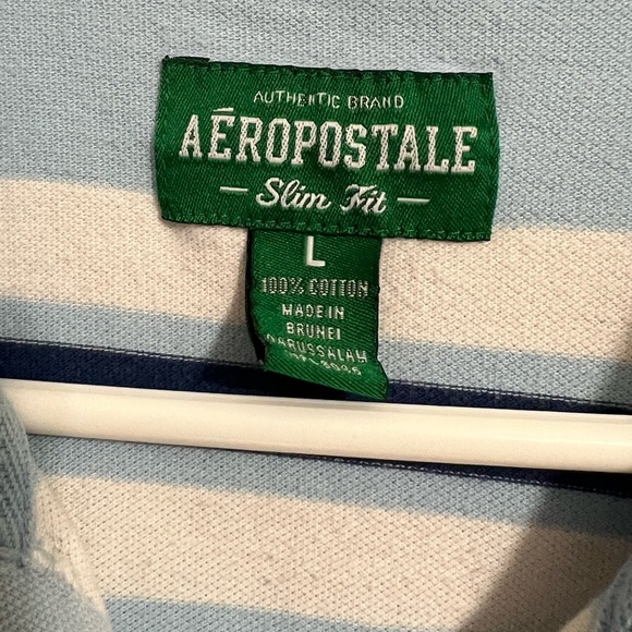 Aeropostale Men’s Collared Short Sleeve Size L - Picture 4 of 4